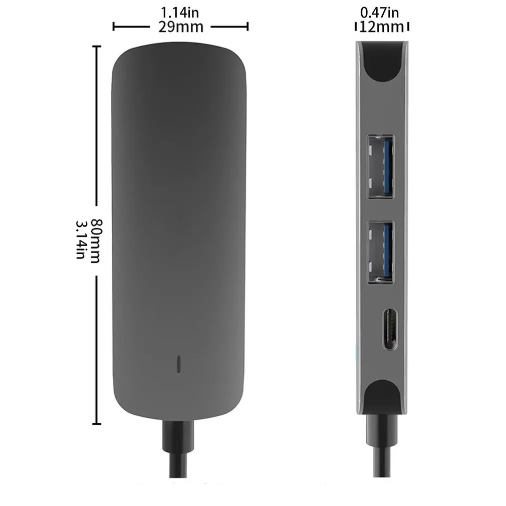

Type C to HDMI-compatible 4K USB-C USB 3.0 Adapter for MacBook DELL XPS13 Samsung S8 Dex Huawei P30 Dock Projector TV Monitor