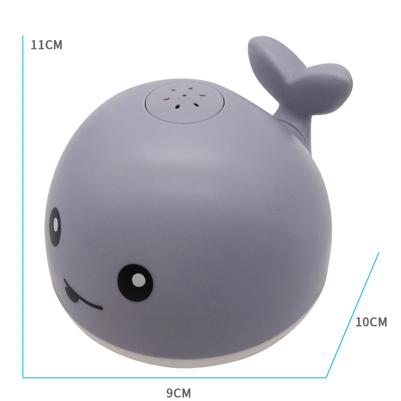 

Baby Bath Toys Electric Water Spray Whale Induction Sprinkler Ball With Light Music Automatic Induction Toys For Kids Gift