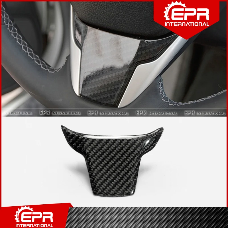 

Автомобильный Стайлинг для Honda 16-18 10th Gen Civic FC OE стиль углеродное волокно рулевое колесо отделка палка на автомобильные аксессуары интерьер