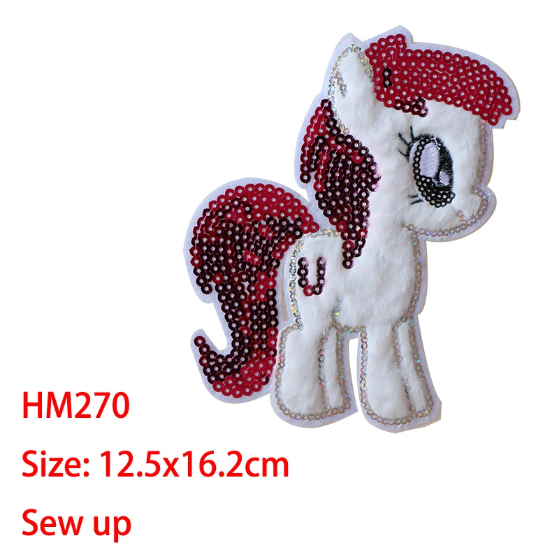 Вышитая аппликация в виде животного французского бульдога кролика лошади