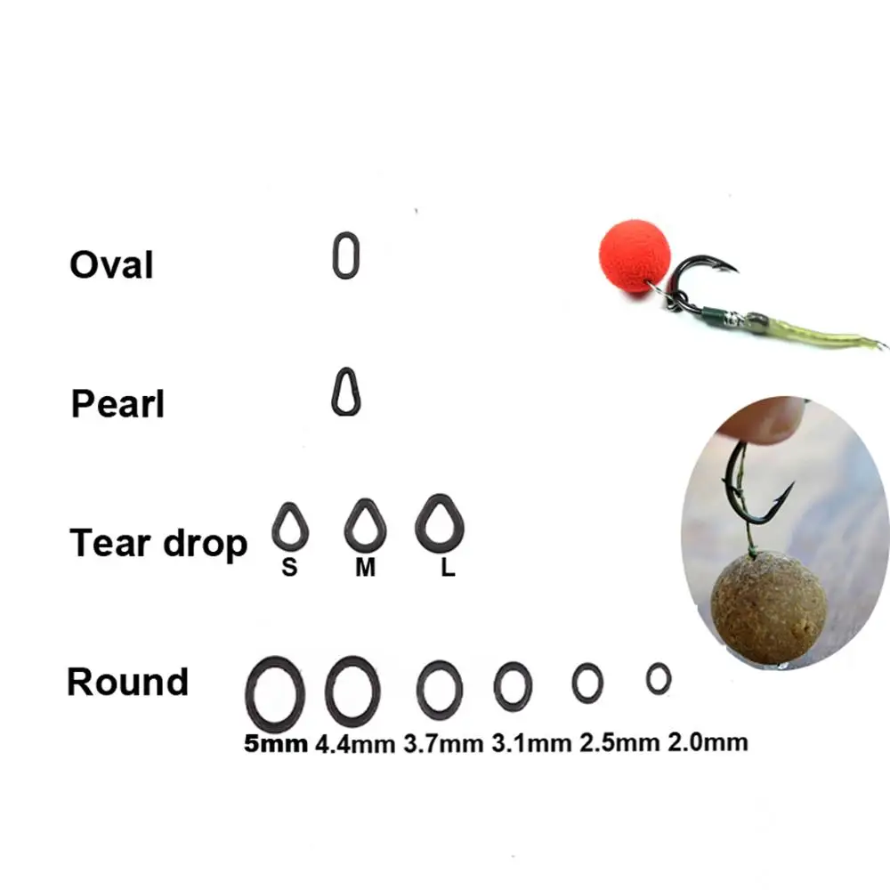 Оптовая продажа 500 шт. рыболовные кольца для ловли карпа | Спорт и развлечения