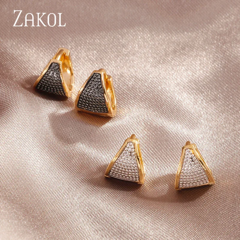 ZAKOL брендовые элегантные уникальные очаровательные двухцветные оригинальные