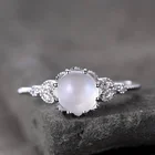 Женское Винтажное кольцо Delysia King из лунного камня, полупрозрачные высококачественные кольца в виде капель воды