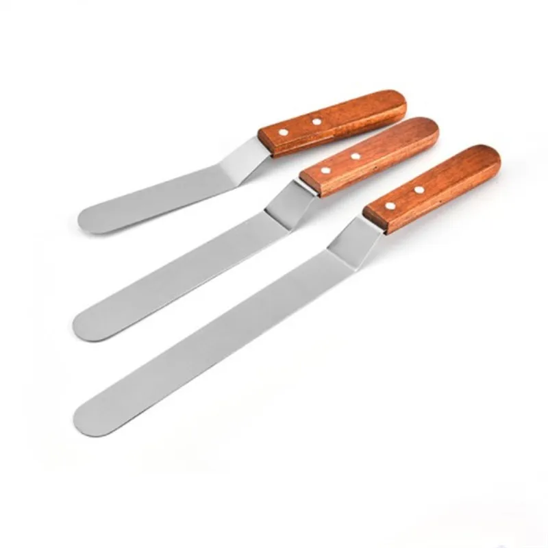 1pc 4/6/8/10 Inch Stainless Steel Cake Spatula Butter Cream Icing Frosting Knife Smoother Kitchen Pastry Decoration Tools | Дом и сад