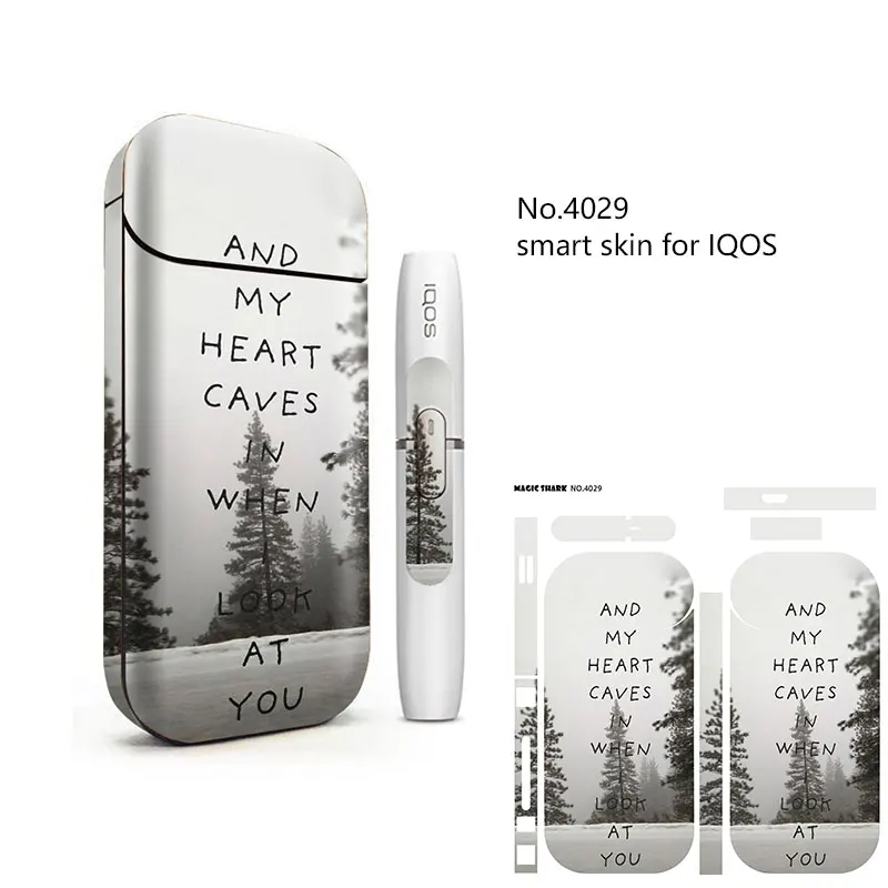 

Fashion Stereo Printing Film Cover PVC for IQOS 2.4 Plus Skin Case Electronic Cigarette Protective Sticker