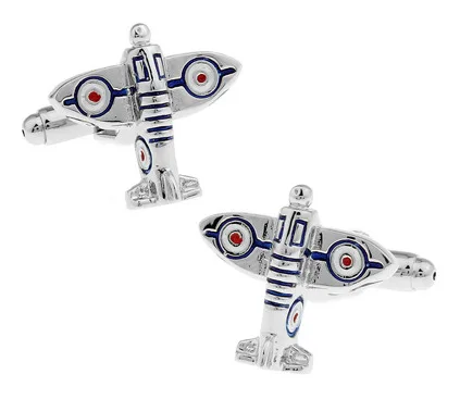 Серебряные запонки в виде самолета 10 парт истребителя для мужские ювелирные