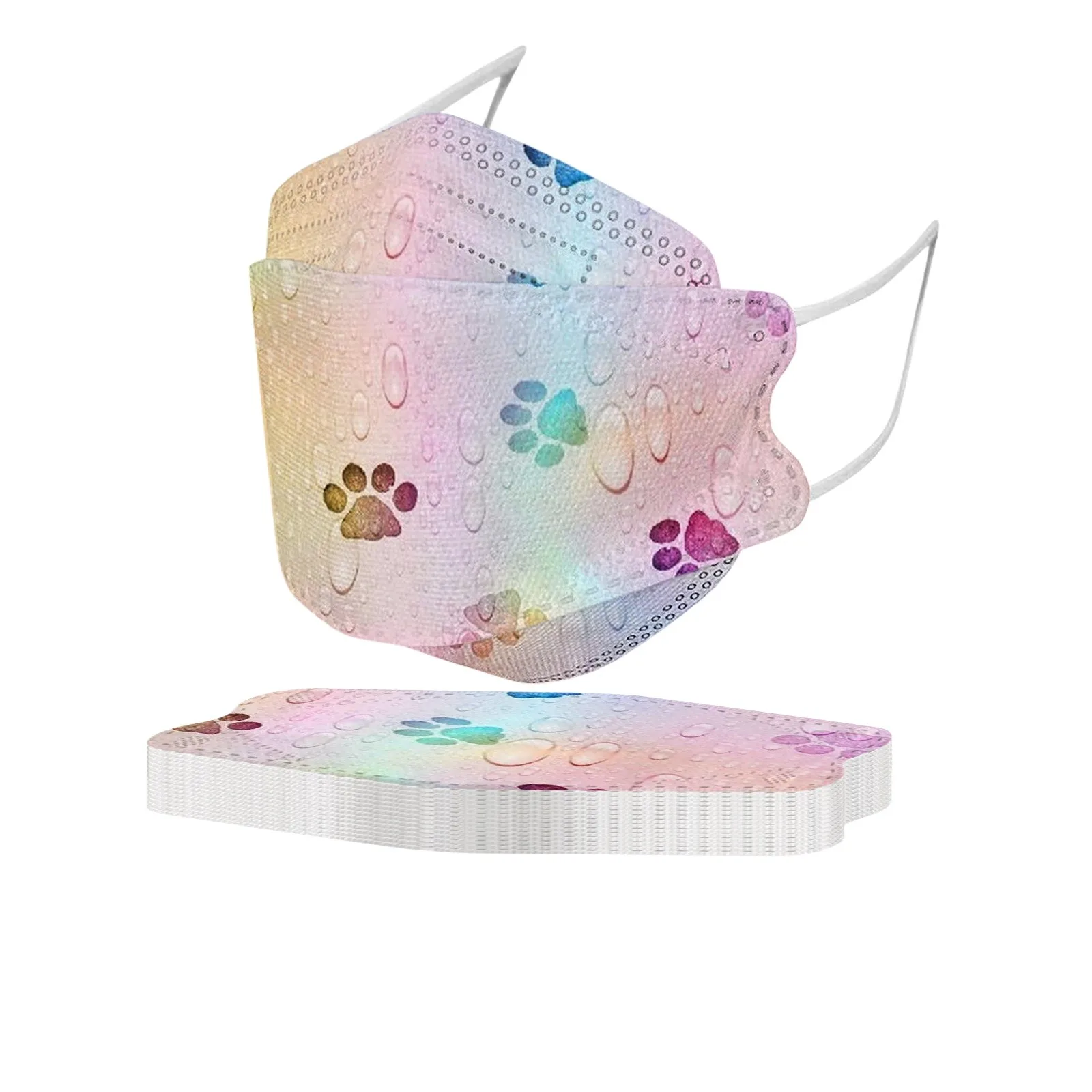 10 шт. 24 стиля маска для взрослых отпечаток коров бабочки полосатая леопардовая с