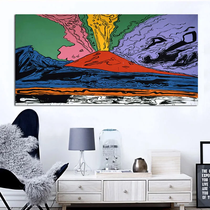 Изображения Энди вархола везуууса поп-арт холст живопись печать постер декор для