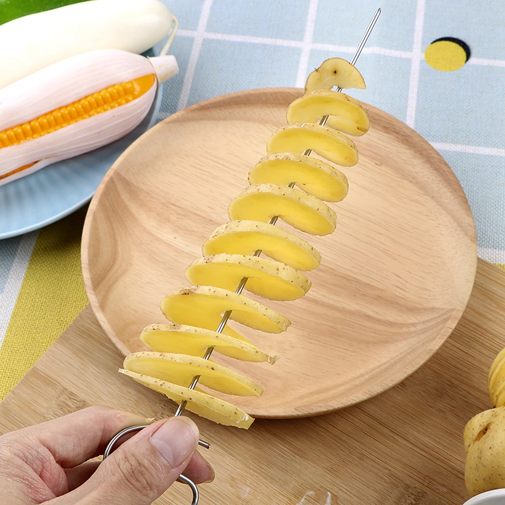 Нож для спиральной нарезки картофеля Twisted Tornado Rotato резак для картофеля DIY ручные кухонные инструменты для приготовления пищи кухонный гаджет