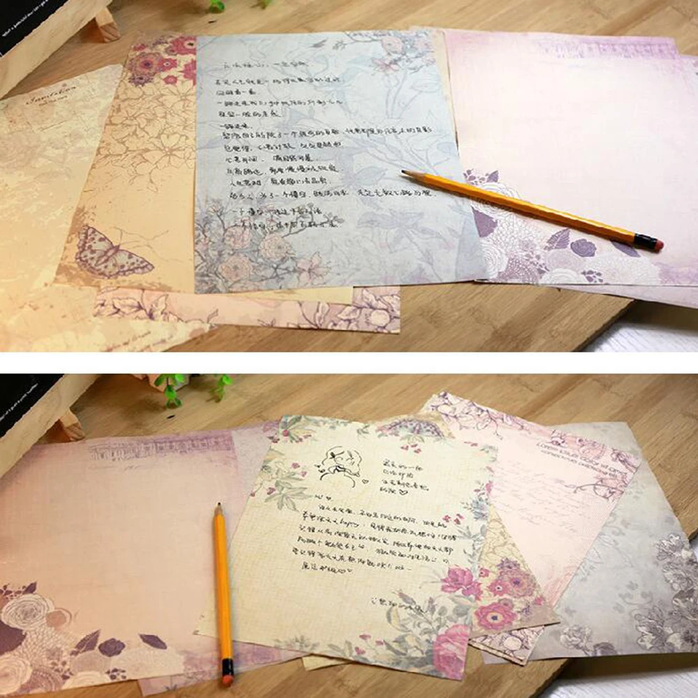 5 шт. Цветочная бумага для письма|Бумага писем| |