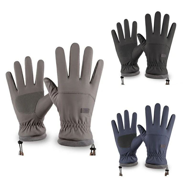 

Waterproof Winter Warm Gloves Men Women Snow Bicycle Gloves Full Motorcycle Riding Winter Touch Screen Snowboard Gloves