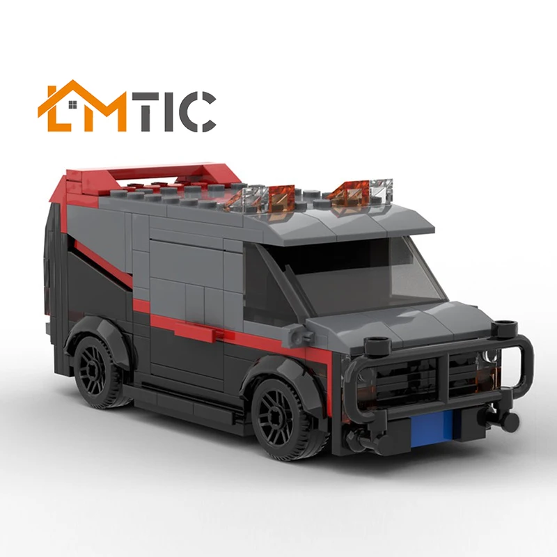 Конструктор MOC A-Team GMC Vandura Van моделирующая модель автомобиля сделай сам игрушки 242