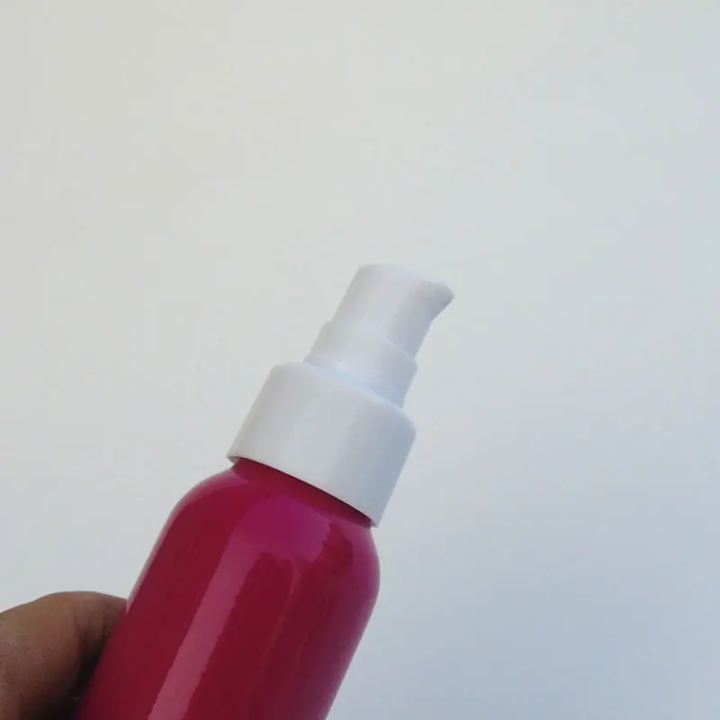 Rose Red Aluminum Cosmetic Lotion Bottle Press Pump Emulsion Packaging Container Refillable 20ml 30ml 50ml 60ml 80ml 100ml 20pcs | Красота и