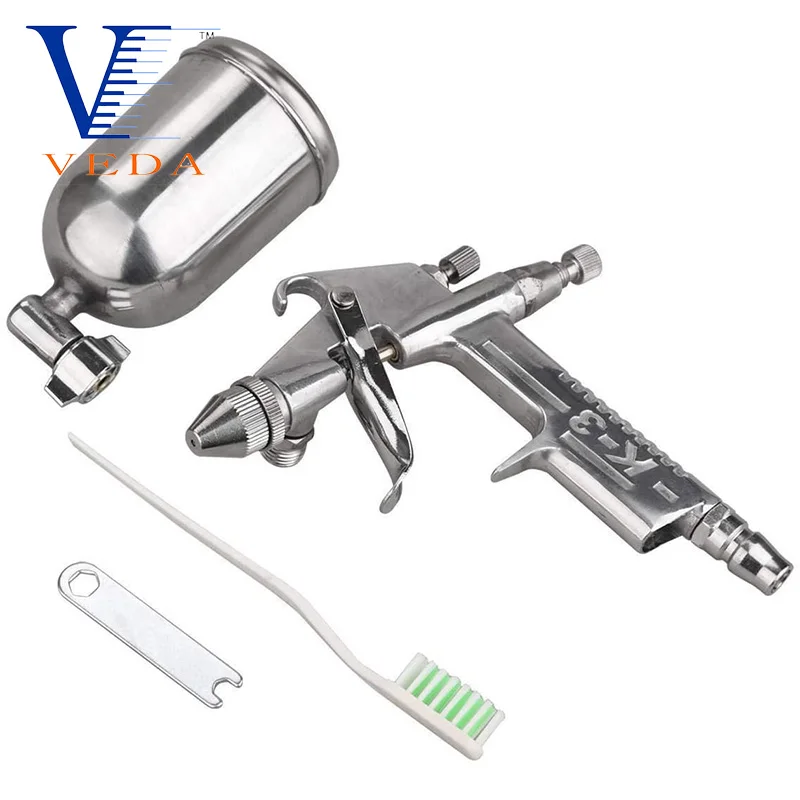 

VEDA 0.5mm Gravity Feed Air Spray Gun 200ml Sprayer Alloy Professional Home Tool For Model Car Motorcycle Painting Machine
