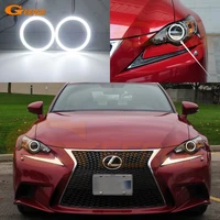 for lexus is iii 250 350 200t 300h is350 is250 2013 2014 2015 2016 ultra bright smd led angel eyes halo rings day light