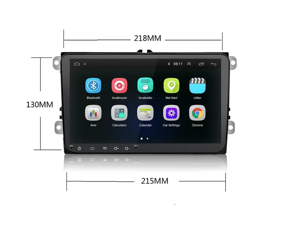 Android 2Din 9 &quotсенсорный экран Bluetooth 2G ram + 32 rom wifi MP5 gps навигация мультимедийный плеер
