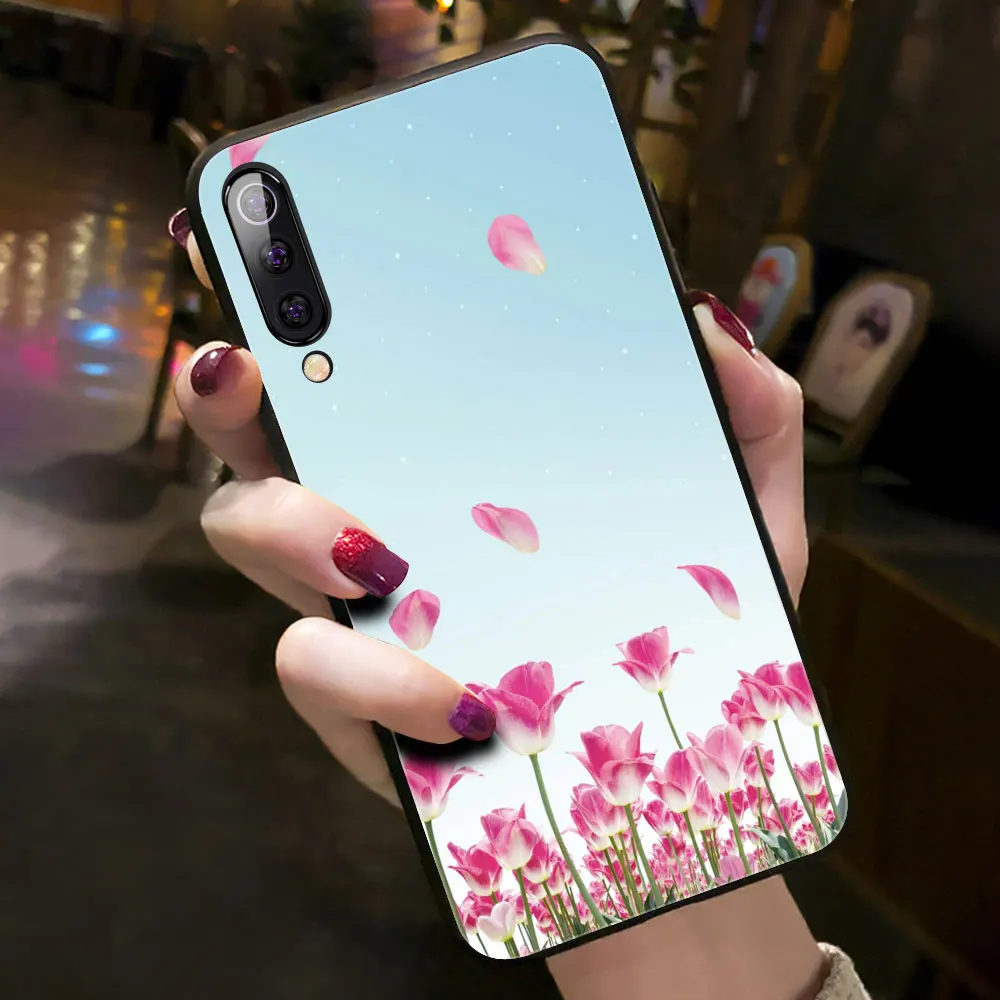 09 Для huawei P20 pro Чехол P30 задняя крышка lite для huawei honor 20 pro Чехол V20 mate ЖЕСТКИЙ ЦВЕТОК РОЗА ФЛОРА девушка женщина Индивидуальные - Цвет: 09