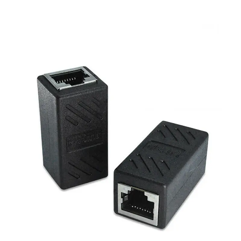 5 шт/комплет Ethernet Cat5e RJ45 Женский сетевой LAN разъем-переходник продлительного типа Адаптер поддерживает CAT6/CAT5e для компьютера, принтера, телевизора