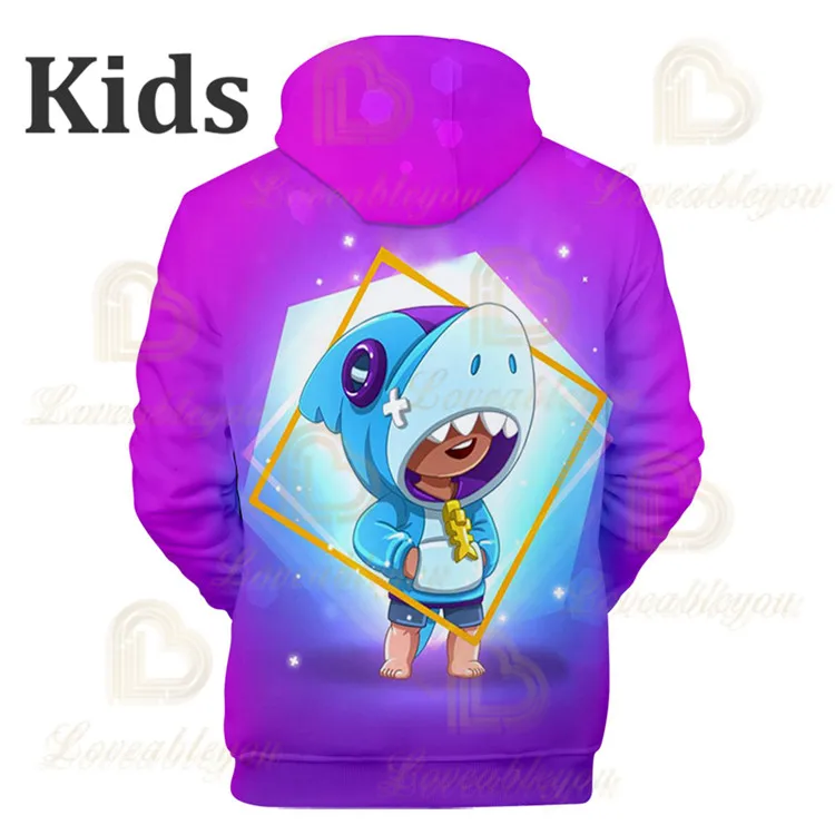 Лидер продаж милая детская одежда GamingShark Leon Детская толстовка с капюшоном 3d