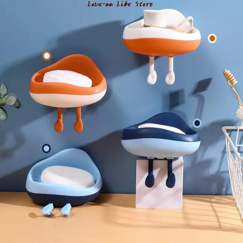

1Pc Cloud Shaped Soap Box Holder For Bathroom Shower Soap Box Sponge Soap Holder Sponge Tray Kitchen Bathroom accessories