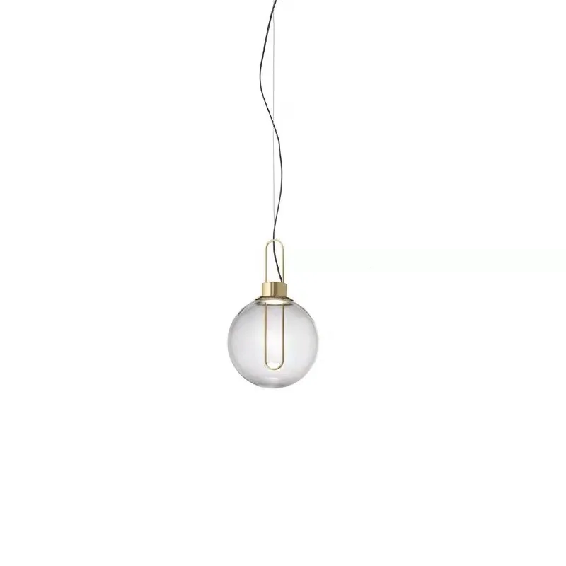 

Modern Pendant Light Silver Gold Glass Ball Hanging Lamp Hanglamp Kitchen Light Fixture Dining Living Room Luminaire