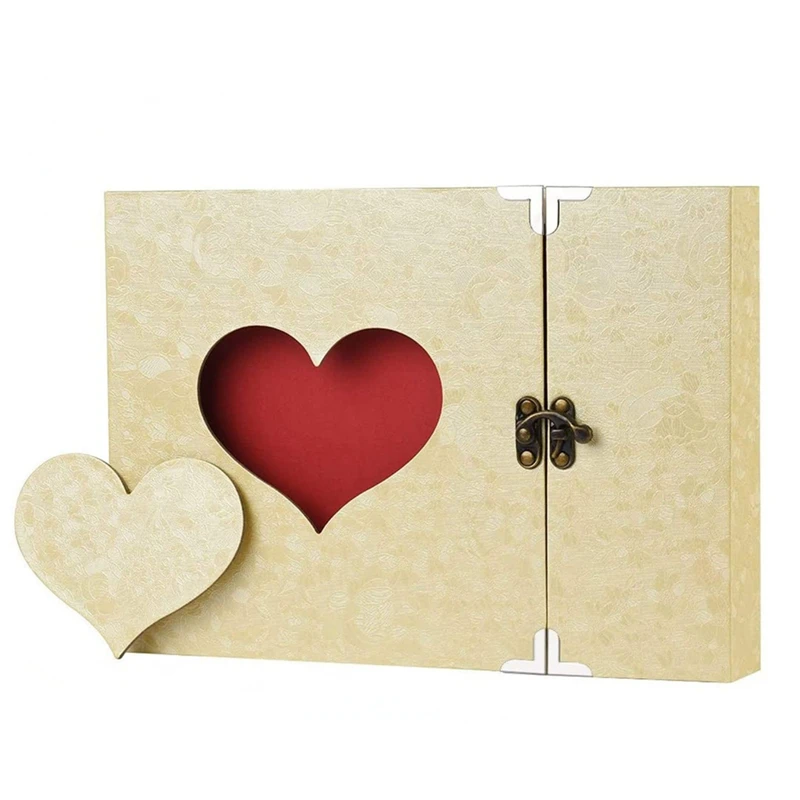 

Heart DIY Scrapbook Photo Album Wedding Anniversary Valentine's Day Gifts Wedding Birthday Family Album Memory Books