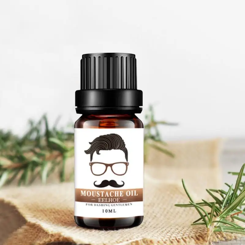 10ml Men Beard Growth Oil Kit Soften Hair Nourishing Enhancer Wax Balm Mustache Leave-In Conditioner Care | Красота и здоровье