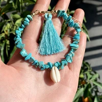 komi multi color handmade sea shell pearl coral turquoises beaded ribbon charm bracelets t%c3%bcrkis %d0%b1%d0%b8%d1%80%d1%8e%d0%b7%d0%be%d0%b2%d1%8b%d0%b9 turquesa