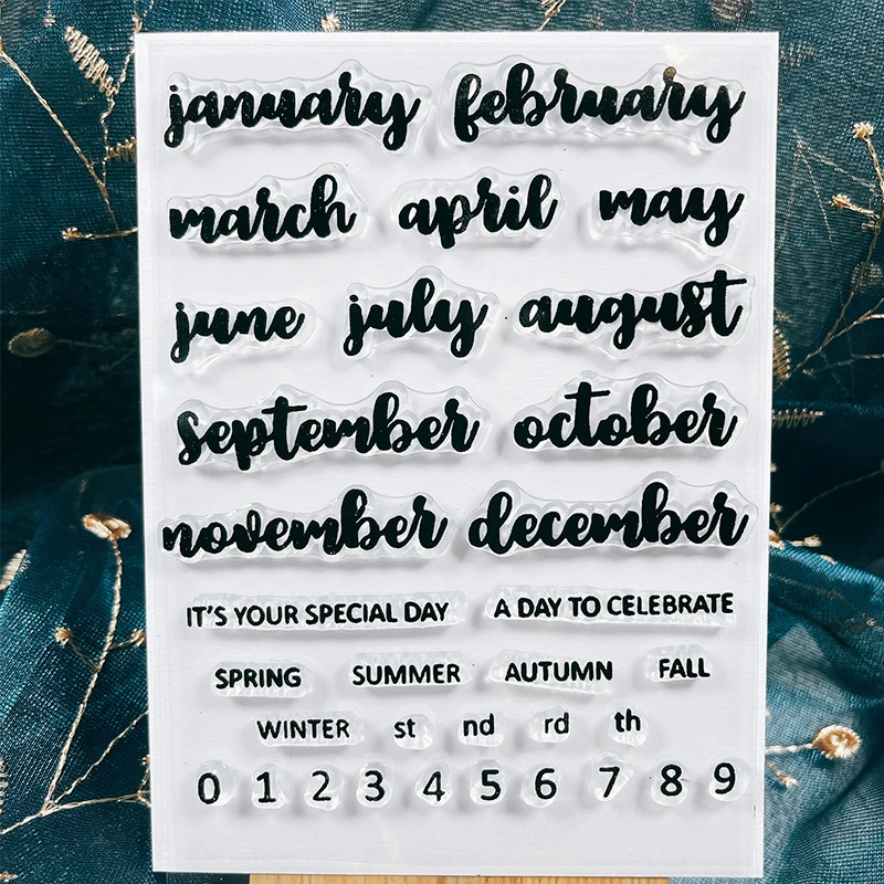 

Panalisacraft Sentiments clear stamp Transparent Clear Silicone Stamps for DIY Scrapbooking/Card Making/Kids Crafts Decoration