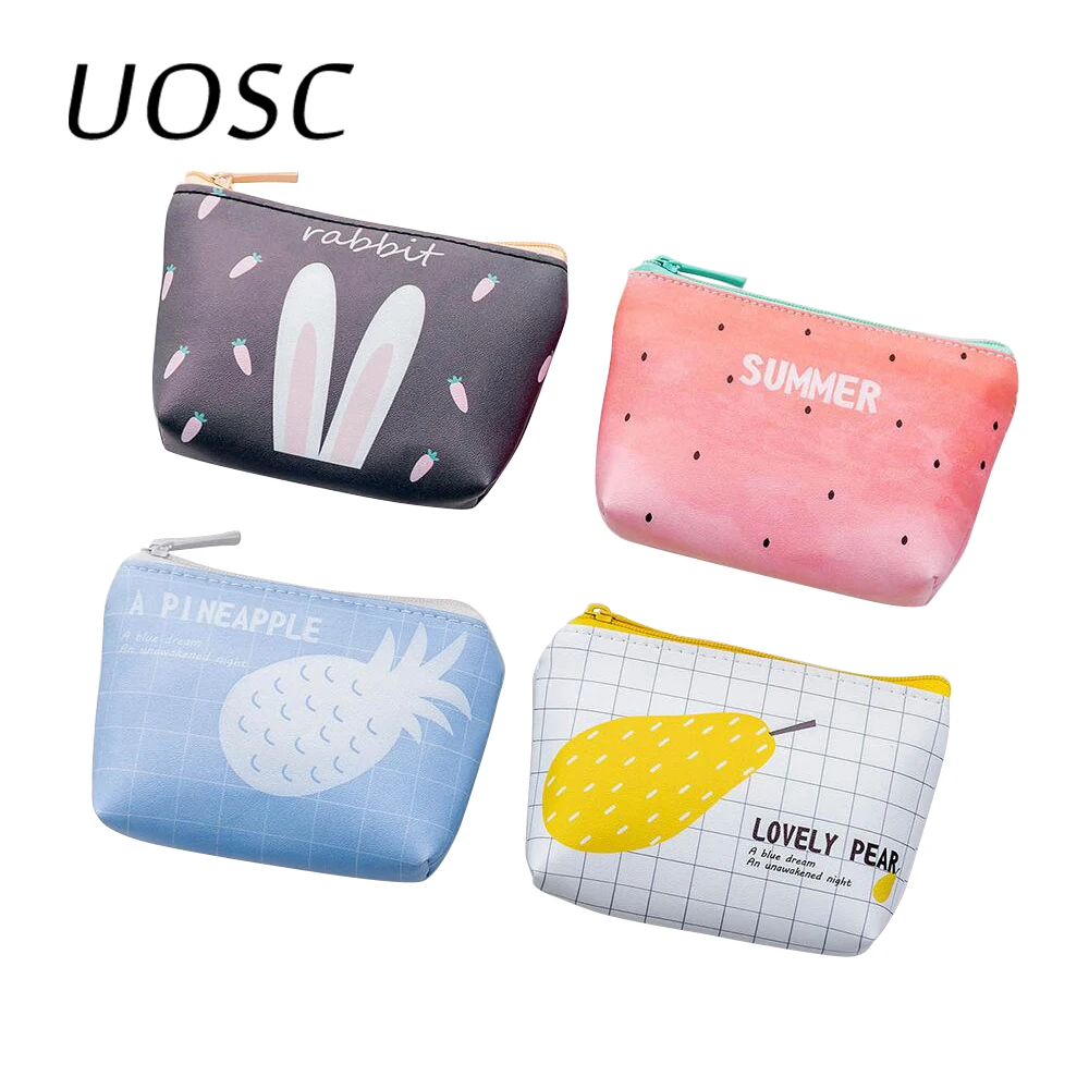 Летние Новые брендовые кожаные кошельки UOSC маленький Повседневный Кошелек из
