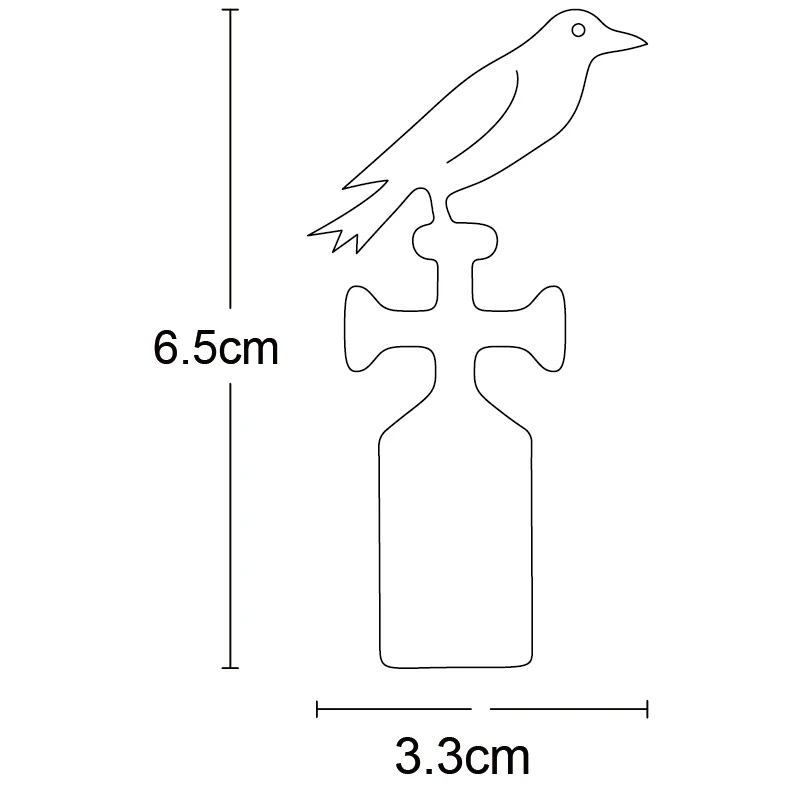 Ворона сидят надгробие металлические штампы трафарет для сделай сам Скрапбукинг