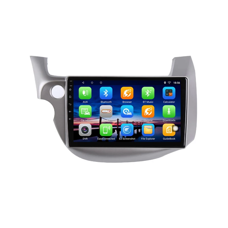 Автомобильный DVD-плеер на Android 10 мультимедийный плеер с GPS для honda fit jazz 2 GG 2008 09 2010 2011