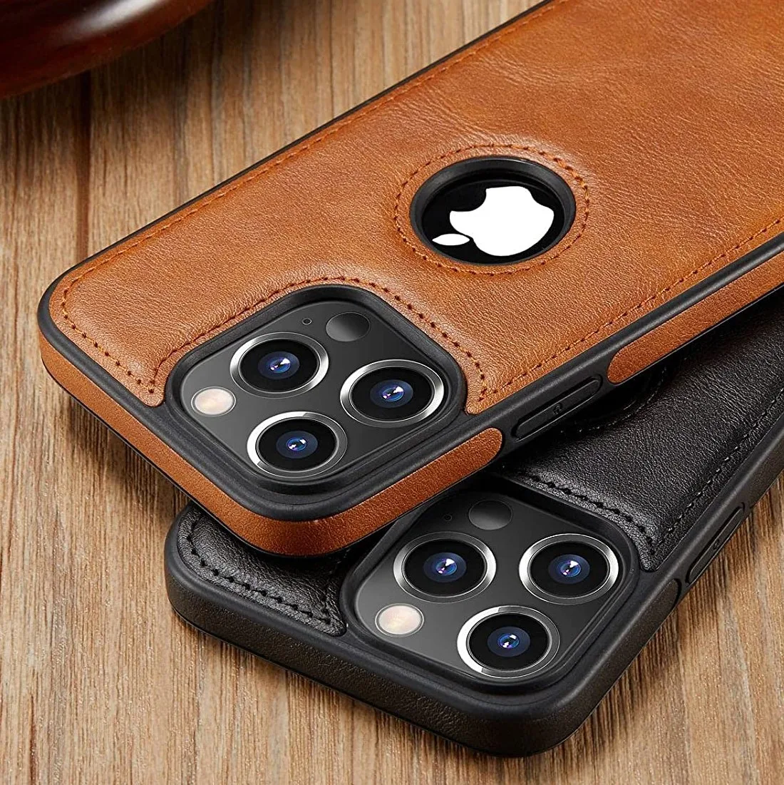 

Luxury PU Leather Phone Case For iPhone 13 Pro 11 12 Pro Max XR XS Max X 7 Plus 13 Pro Max case leather Slim Soft Back Cover