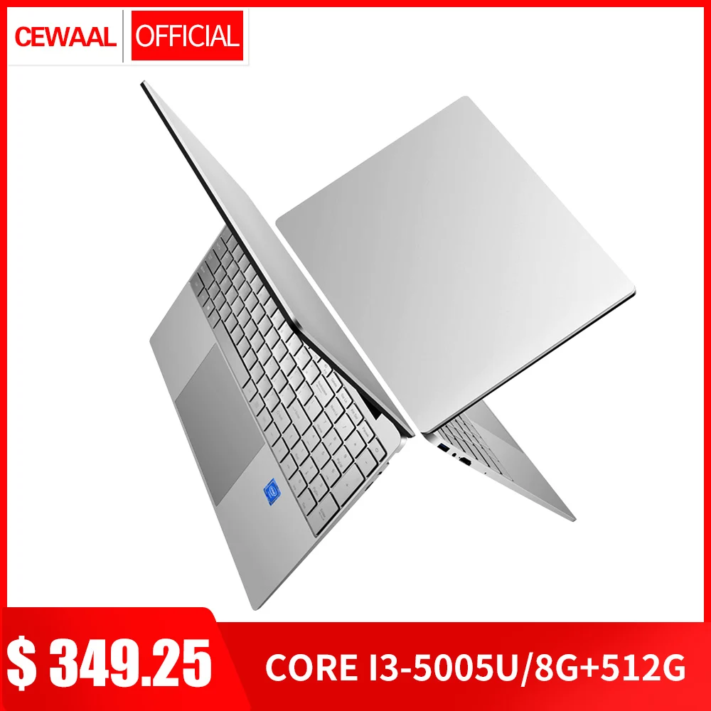 15 6-дюймовый ультратонкий IPS ноутбук Intel Core i3-5005U DDR3 8G + 1 ТБ M.2 Nvme SSD Windows 10 64-bit 1920x1080