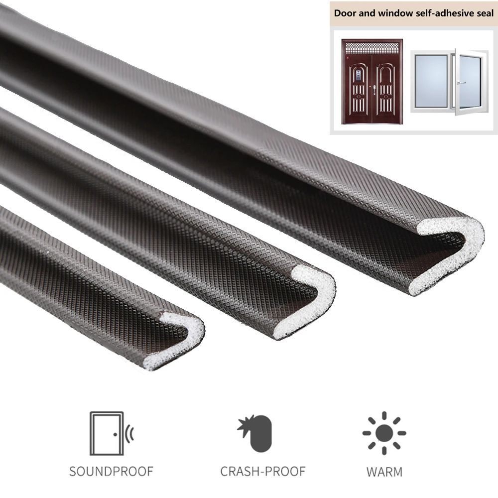 6 м полиуретановая пена звуконепроницаемые двери уплотнительная лента для окон