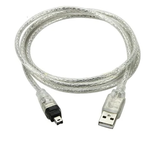 1,5 м USB папа к Firewire 1394 4-контактный Мужской адаптер шнур расширение для Sony DCR-TRV75E видеокамеры iLink IEEE 1394 кабель 400 Мбитс