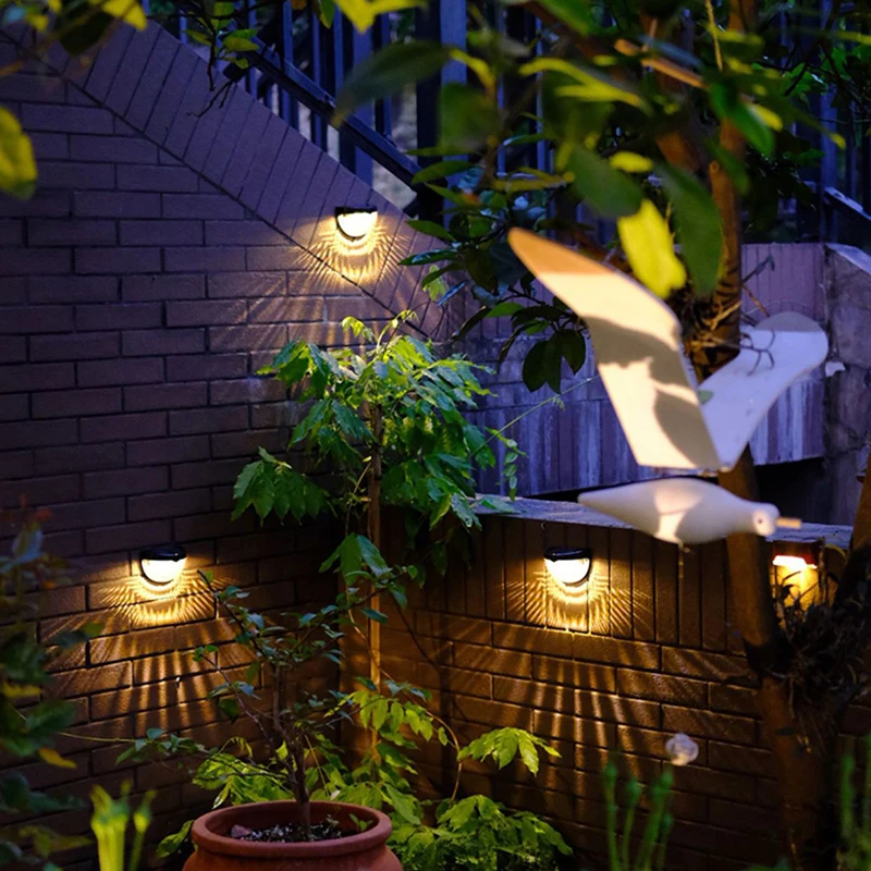 

2/4PCS LED Solar Light Outdoor garden Lighting night lamp yard wall fence Waterproof decoration street light Atmosphere lamps