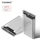 TISHRIC 2,5 дюймов жесткого диска Sata Hdd чехол Тип C Поддержка 8 ТБ внешний жесткий диск Hdd корпус Usb 3,0 жесткий диск чехол для жесткого диска