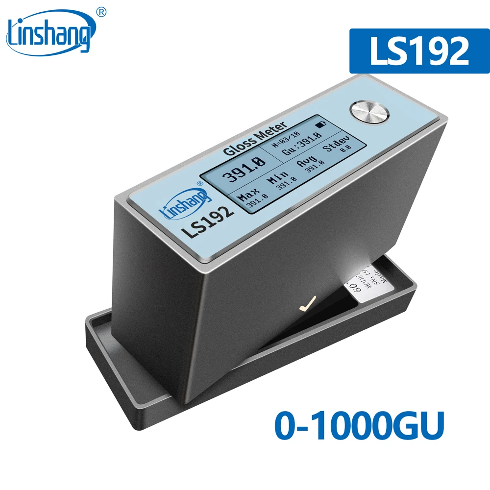Измеритель блеска краски Linshang LS191 LS192 глянцевый измеритель 60 градусов тестер глянцевого для пластиковых