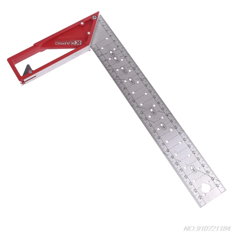 

45/90 25cm/30cm/40cm L Square Stainless Steel Marking Gauge Right Angle Ruler for Woodworking Carpenter Tools D09 20 Dropship