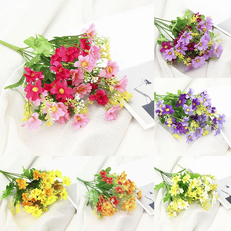 6 вилок искусственные растения Цветочная композиция пластиковый искусственный