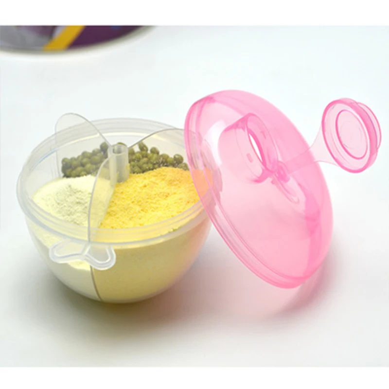 Детская манеж Портативный 3 Слои Питание Молоко Еда емкость для порошка