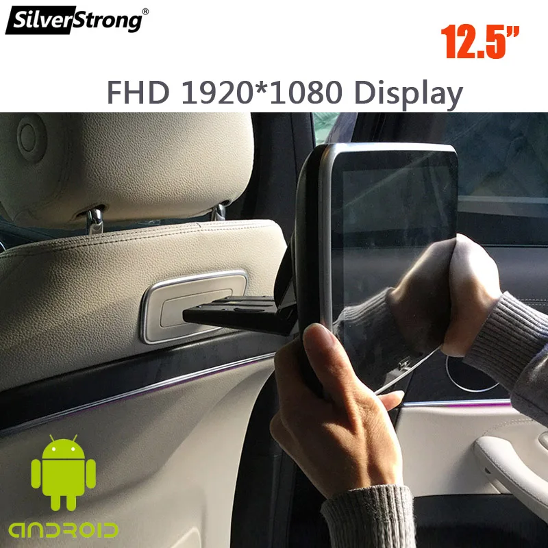 SilverStrong 10 2 ''Android 6 0 Автомобильный подголовник экран для Mercedes benz монитор видео