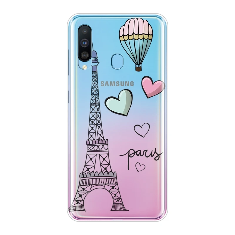 Силиконовый чехол с изображением Эйфелевой башни Парижа для Samsung Galaxy M40 M30 M20 M10