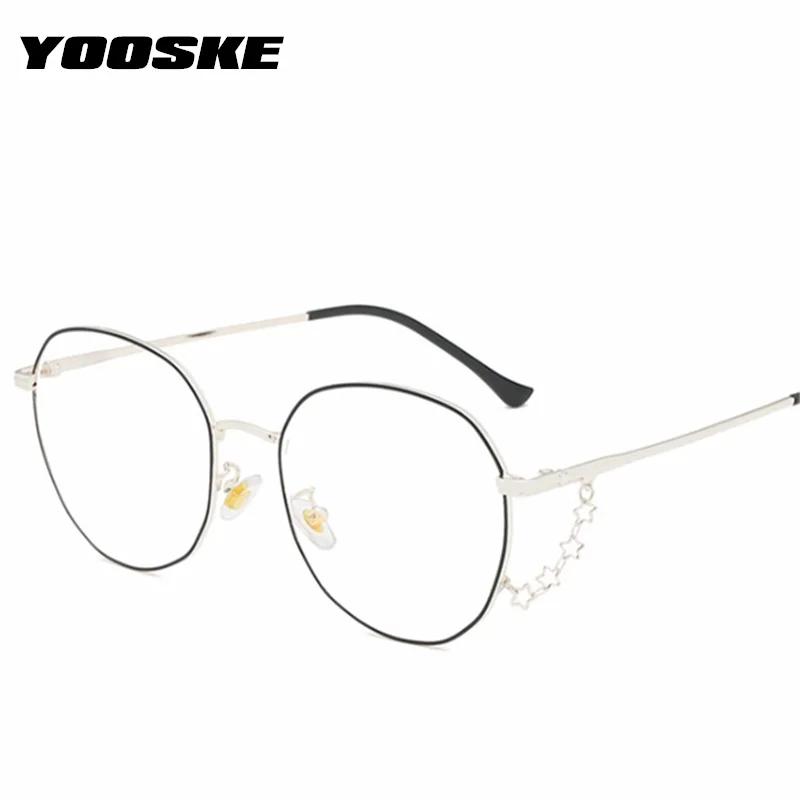 YOOSKE металла с защитой от УФ светильник очки оправой Для женщин Мужчины