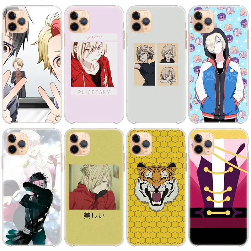 Силиконовый чехол с аниме YURI on ICE для Apple iPhone 13 12 Mini 11 Pro XS Max X XR 6 6S 7 8 Plus 5 SE 2020 мягкий |