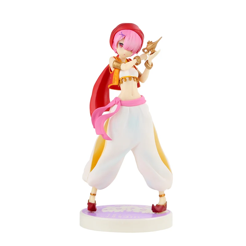 21 25 см аниме Re: жизнь в другой мир от нуля Rem Ram Швабра Sakura лоток Вентилятор ножницы
