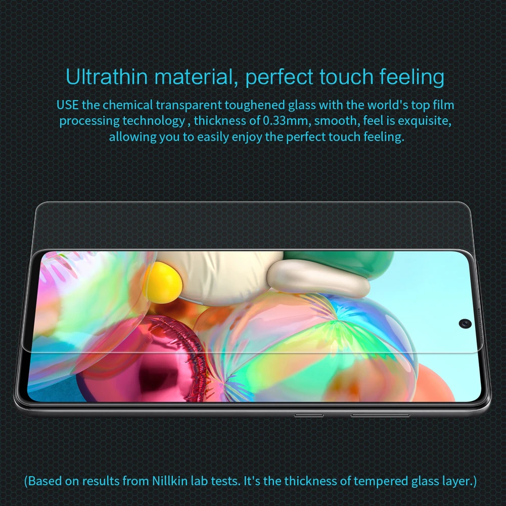 NILLKIN for Samsung Galaxy A71 Glass Sreen Protector Amazing H 0.33MM Anti-Burst Film Tempered | Мобильные телефоны и