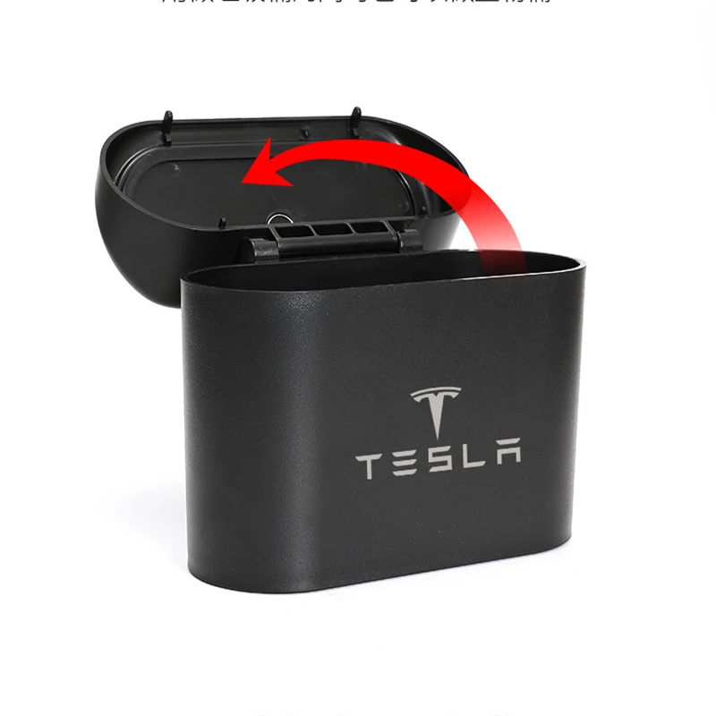 Автомобильный мусорный бак для Tesla Model 3 Y S X контейнер хранения ведро мусора