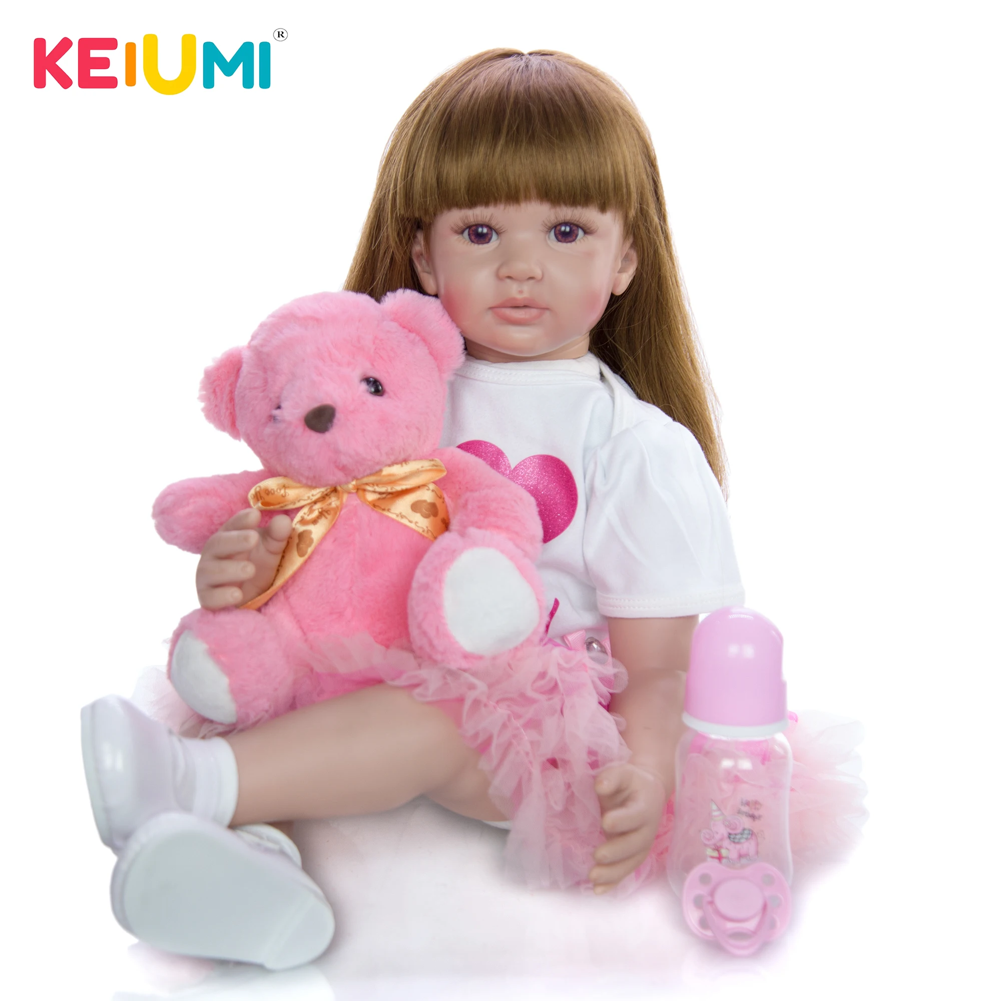 KEIUMI реалистичный принцев 24 дюйма 60 см Симпатичные Reborn для маленьких девочек